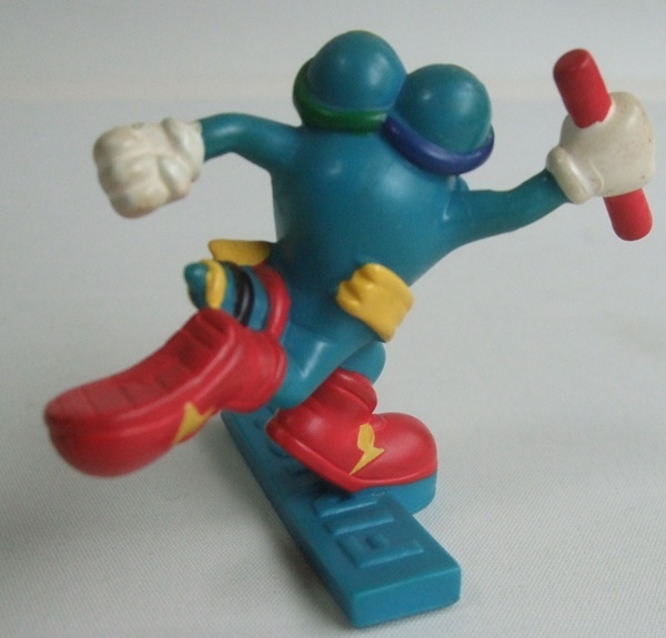 VINTAGE 1996 アトランタオリンピック マスコットキャラクター Izzy イジー PVC フィギュア・人形 ビンテージ _画像3
