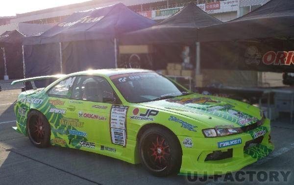 ★オリジン FRP フロントフェンダー 左右セット(+45mm)★シルビア S14 後期 （D-133-FF）の画像4