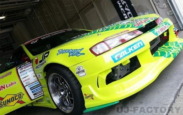 ★オリジン FRP フロントフェンダー 左右セット(+45mm)★シルビア S14 後期 （D-133-FF）_※参考画像