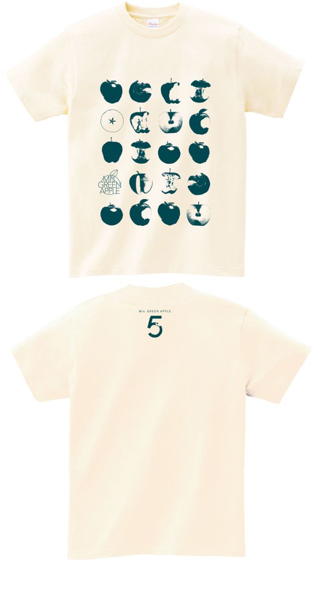 Mrs. GREEN APPLE 5 アルバム + Tシャツ Mrs GREEN APPLE ベストアルバム5 復刻Tシャツ|Yahoo!フリマ