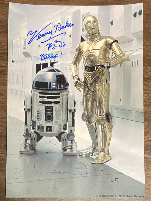 スターウォーズ C-3POフィギュア アンソニー・ダニエルズ サイン スターウォーズ C-3POフィギュア アンソニー・ダニエルズ サイン
