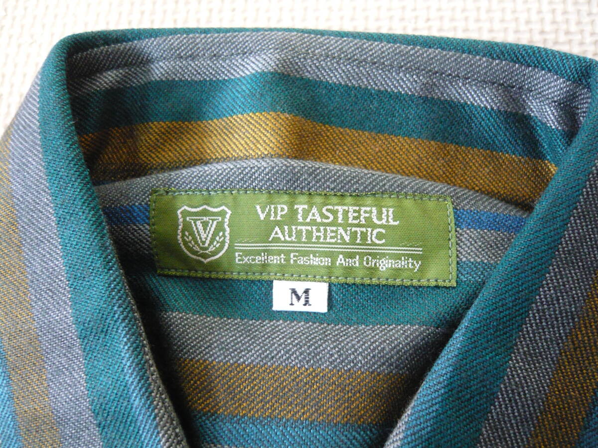 VIP TASTEFUL AUTHENTIC 長袖ウオッシャブルアクリル＆ウールシャツ 日本製 新品、未使用品の画像3