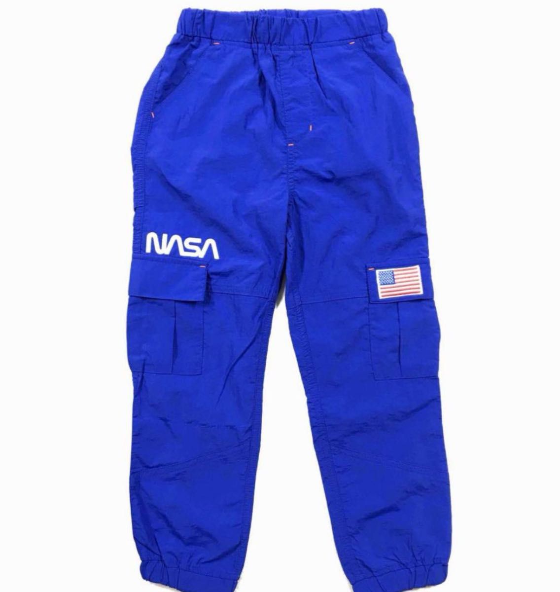 140 コストコ NASA ジュニア カーゴパンツ ブルー  ナサ 宇宙飛行士　　