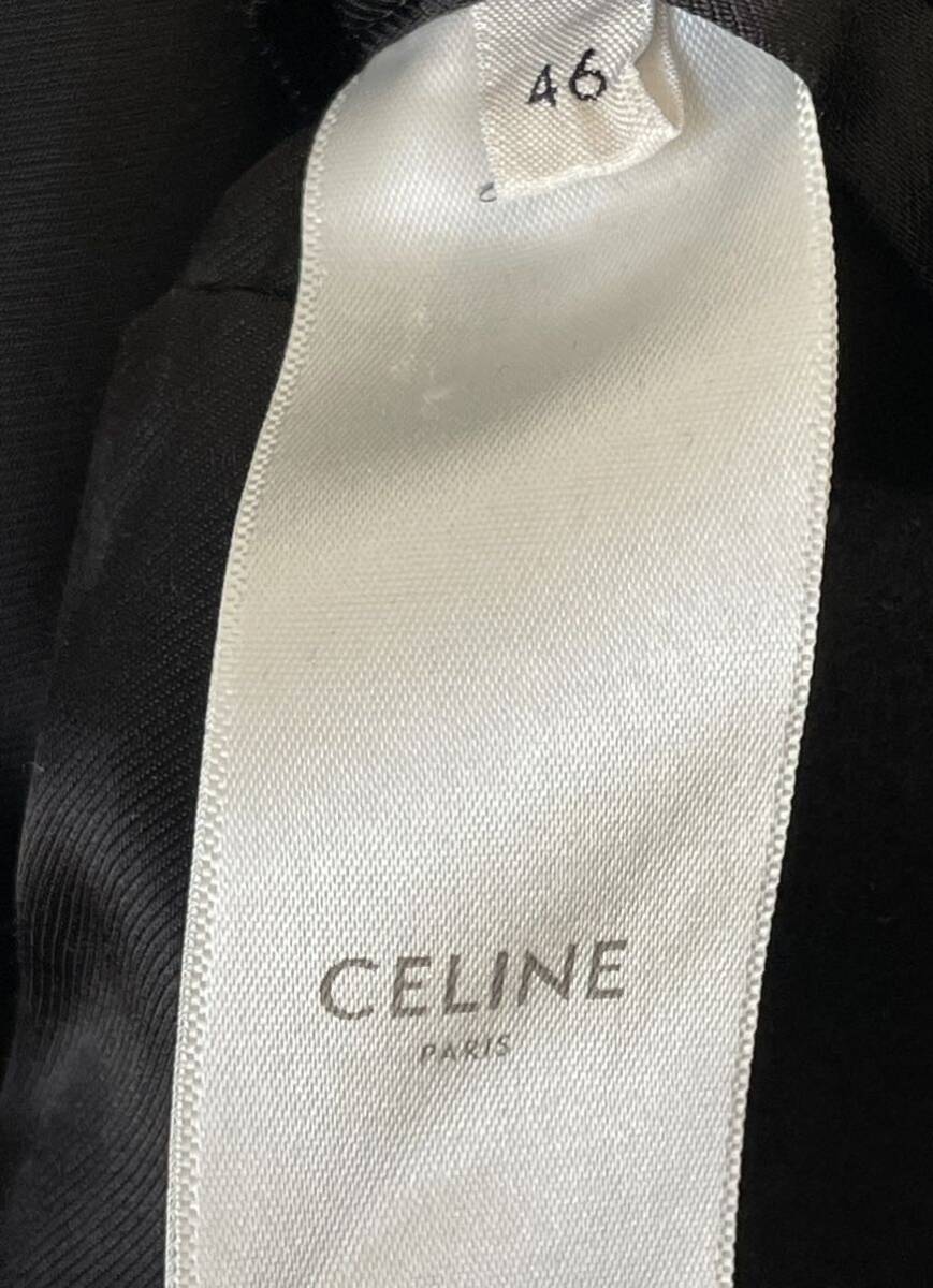 19AW Celine ベルテッド ウールトレンチコート 46 チェスターコート ロングコート セリーヌ エディスリマン_画像6