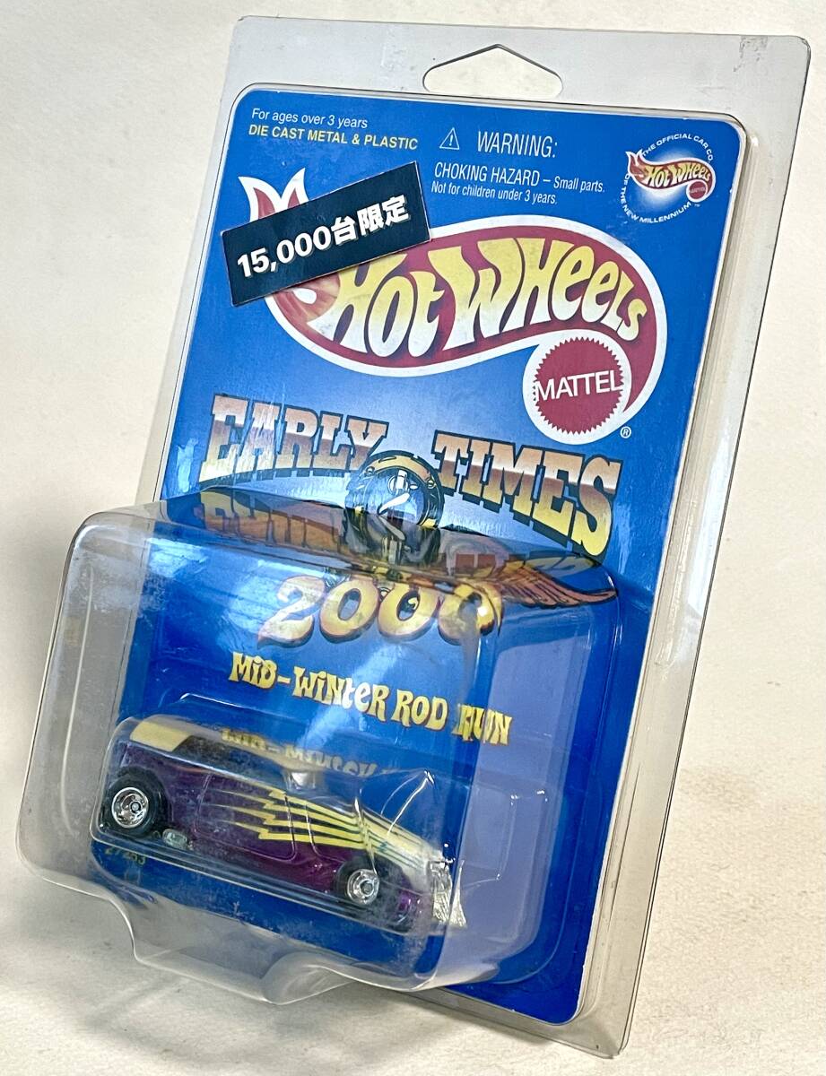 ホットウィール（ HOT WHEELS ）American hot rod club 特注！【 EARLY TIMES 2000 Mid-Winter Rod Run 】フェートン（フォードベース）_プロテクトパックは梱包材として使用します