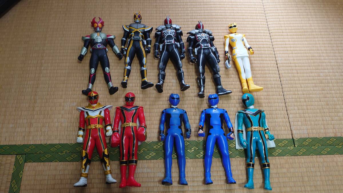 【ジャンク大量】仮面ライダー、スーパー戦隊、ウルトラマン他ビッグサイズフィギュア大量47体セットの画像3