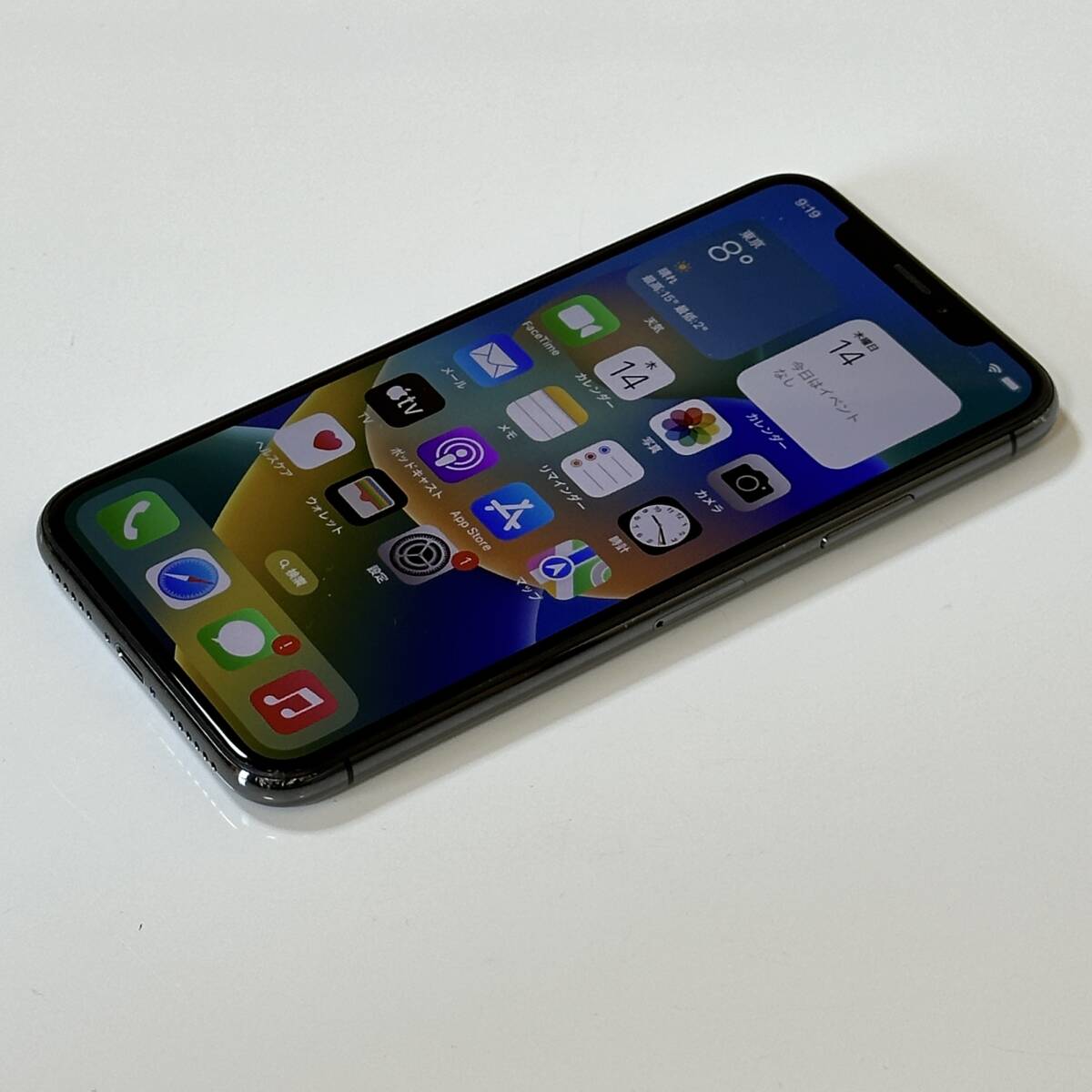 Apple SIMフリー iPhone X スペースグレイ 256GB MQC12J/A iOS16.7.6 アクティベーションロック解除済の画像7