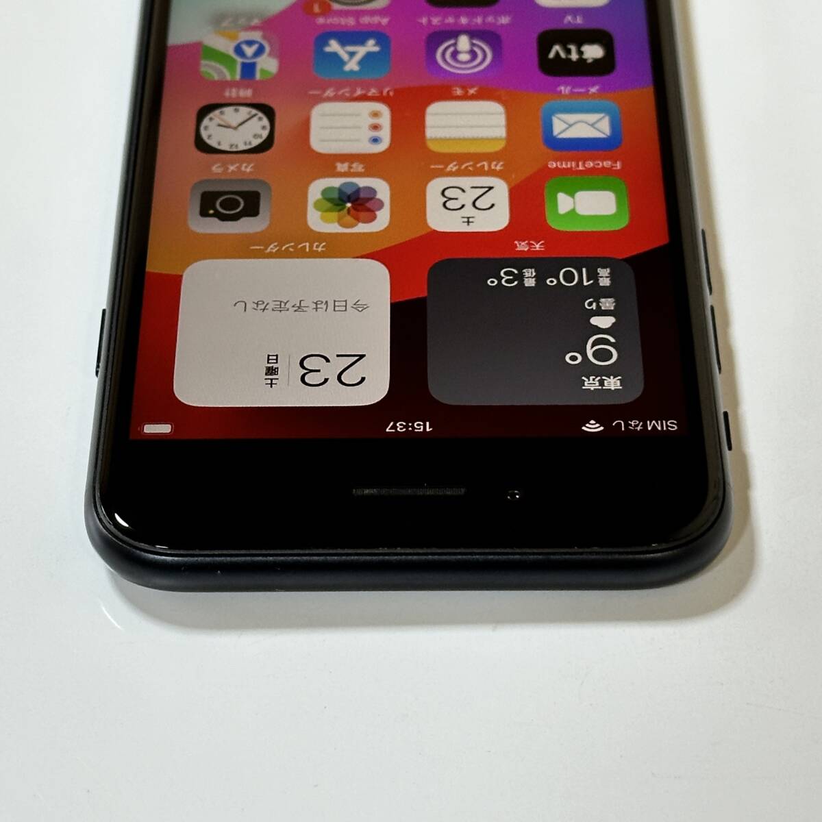 SIMフリー iPhone SE (第3世代) ミッドナイト 64GB MMYC3J/A バッテリー最大容量86％ アクティベーションロック解除済の画像8