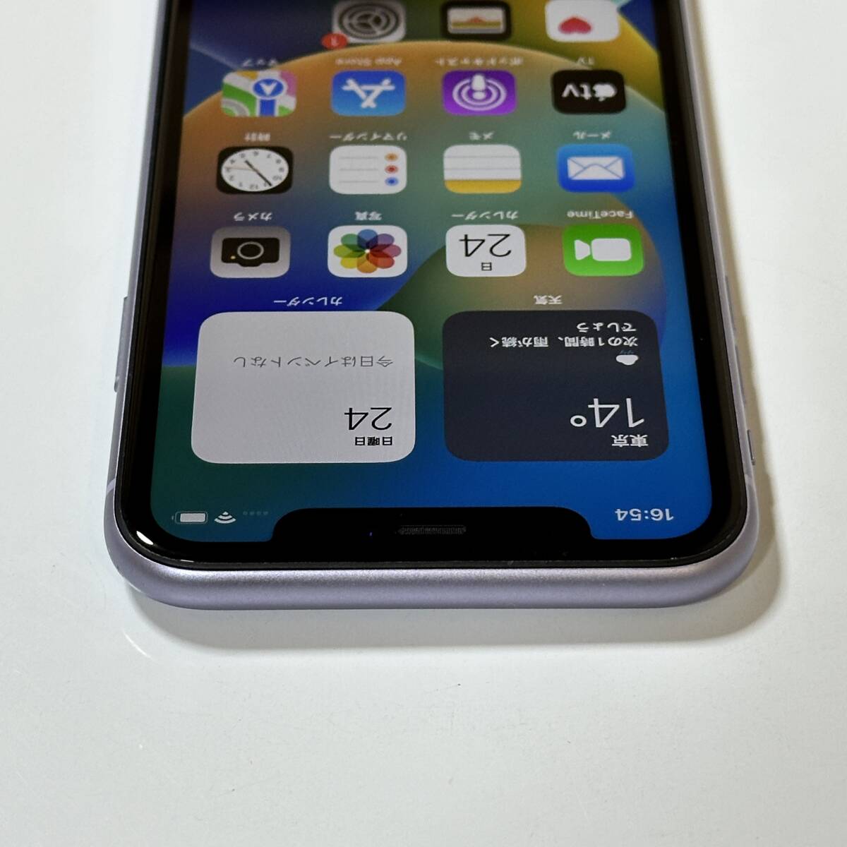 Apple SIMフリー iPhone 11 パープル 64GB MWLX2J/A iOS16.6.1 アクティベーションロック解除済の画像8