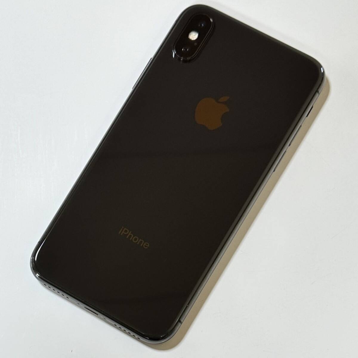 (美品) SIMフリー iPhone X スペースグレイ 256GB MQC12J/A バッテリー最大容量100％ アクティベーションロック解除済の画像7