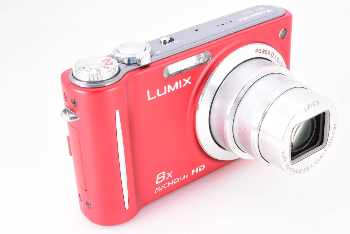 １円～売切り★極上美品★Panasonic パナソニック LUMIX ルミックス DMC-ZX3 レッド/赤 付属品多数 元箱★動作確認済 新品購入ワンオーナー_画像9