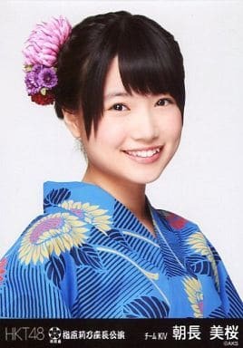 HKT48 生写真 朝長美桜 指原莉乃座長公演_画像1