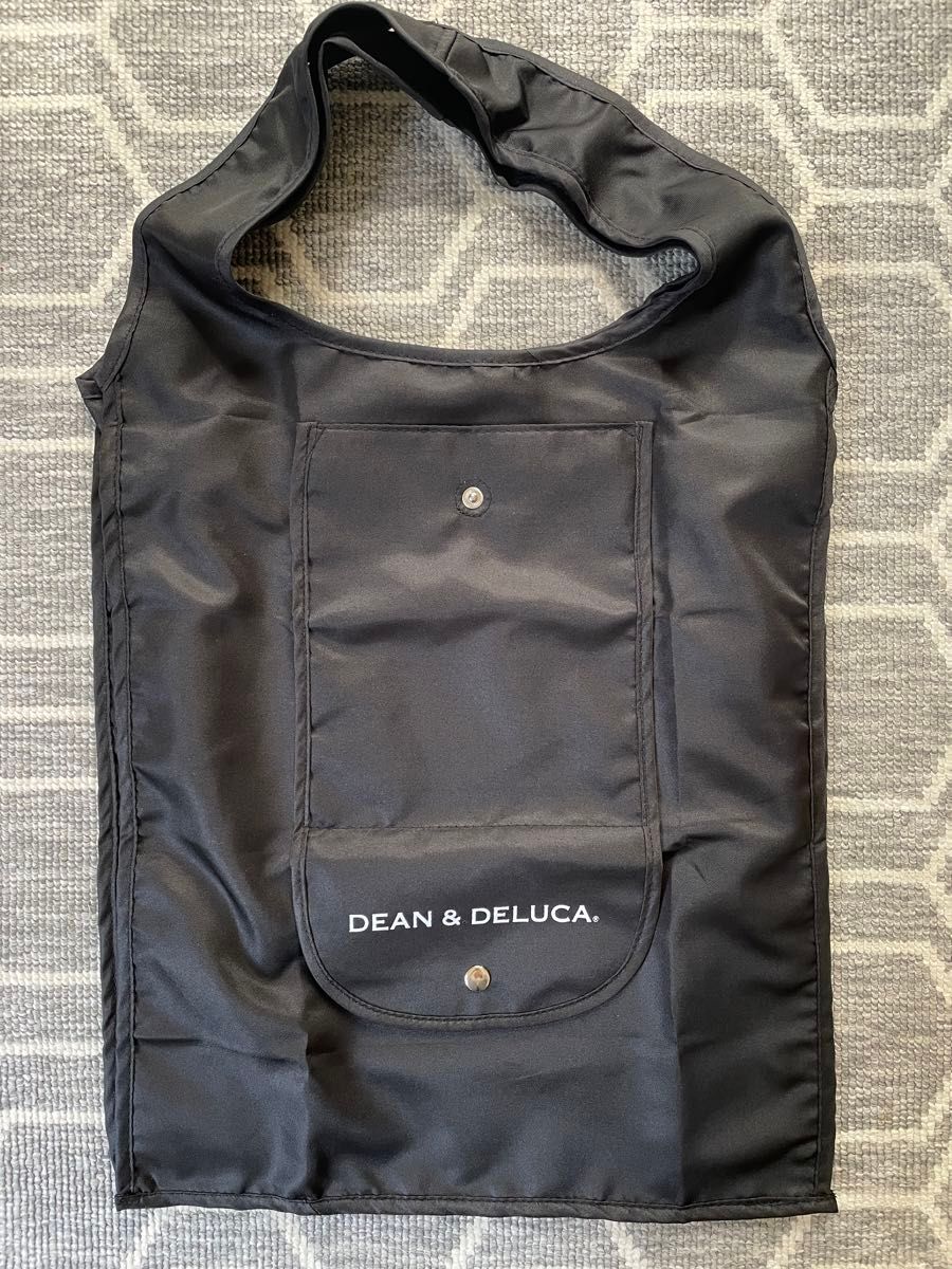 DEAN&DELUCA エコバッグ ブラック 黒　ディーンアンドデルーカ ショッピングバッグ