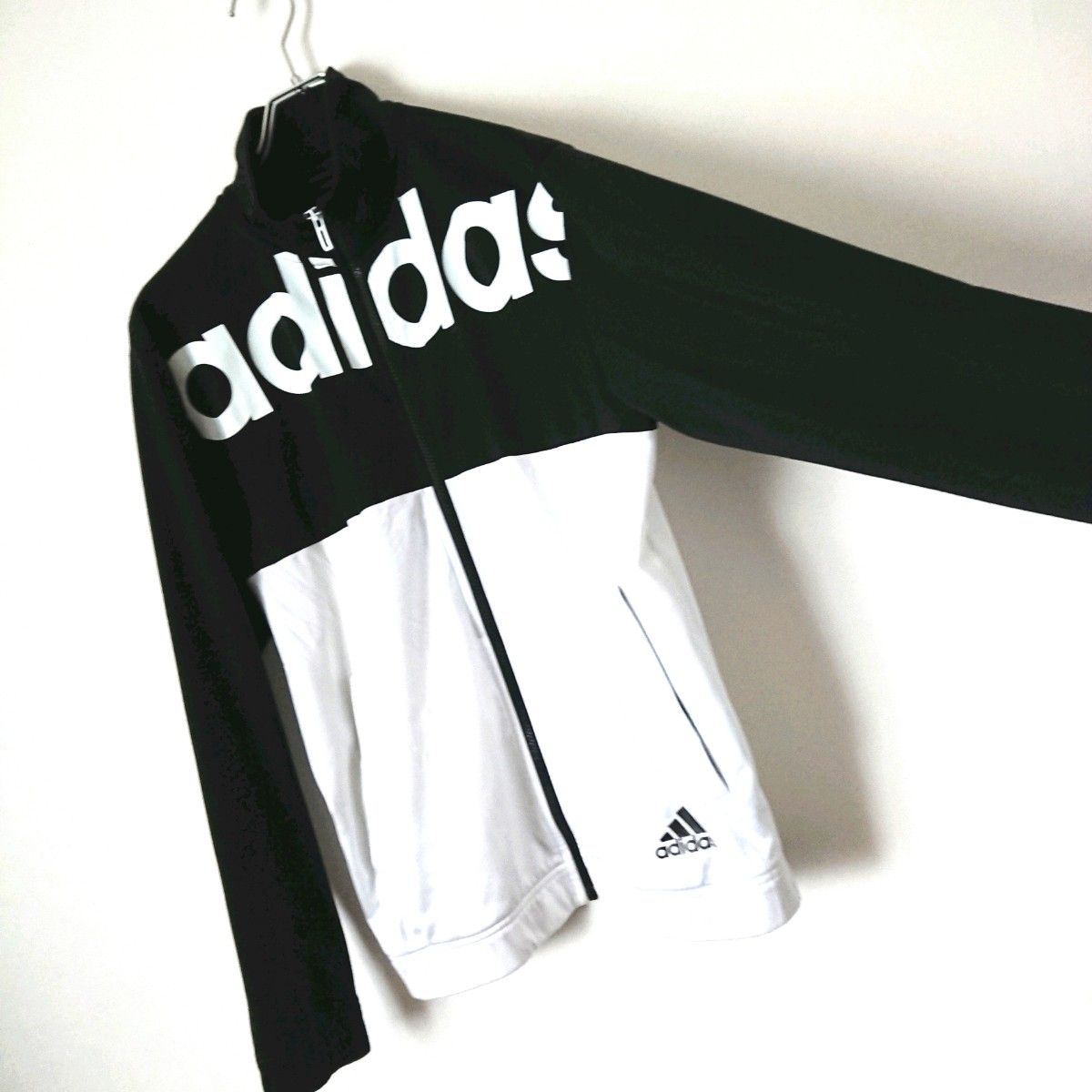 感謝の声続々! 【ビッグサイズ3L】adidas アディダス 古着 白 黒