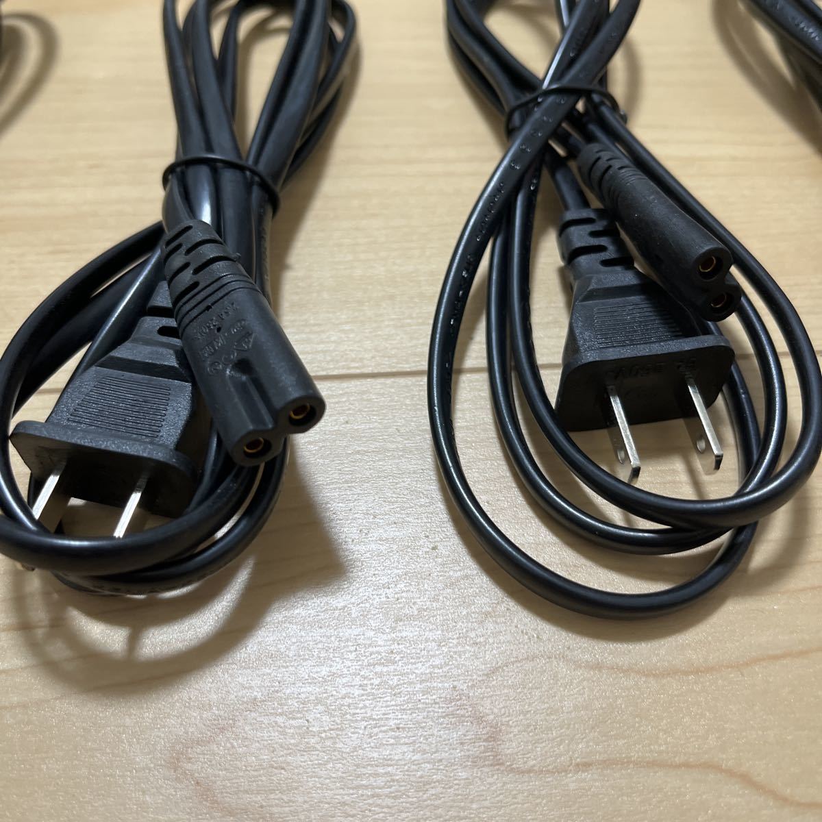 [ new goods * free shipping ]10ps.@ set sale glasses cable set 1.5M power supply cable / power cord / glasses code /2 core code printer - game machine etc. 