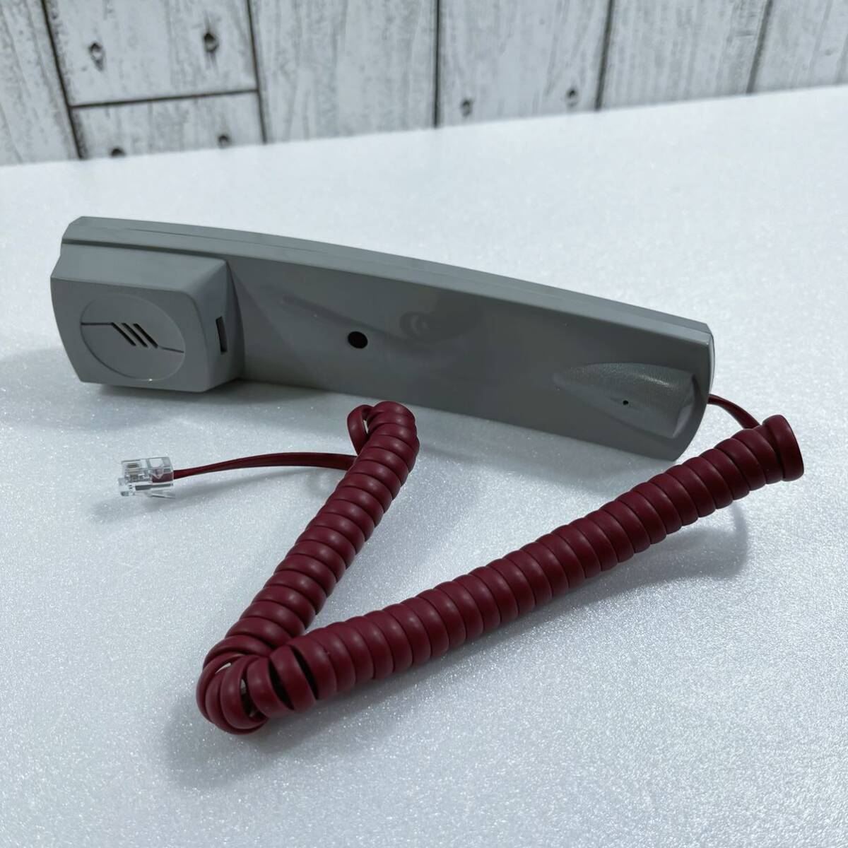 N・INC 電話機 CALLER ID PHONE 家庭用 便利 安心 軽量 型式KX-T071CID レトロ (赤) 美品　送料無料_画像4