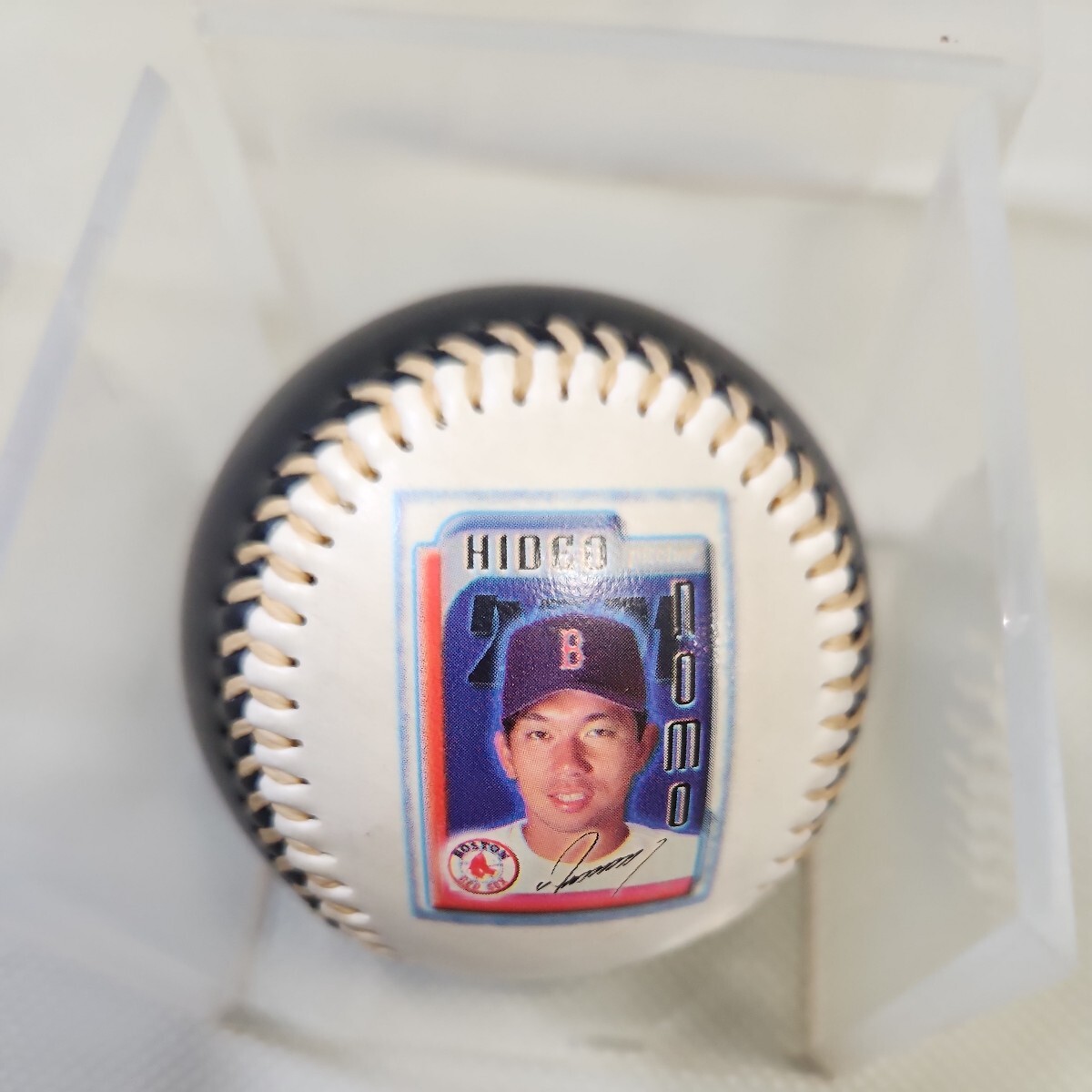 野茂英雄さん記念ボール 2球セット メジャーリーグ ボストン・レッドソックス の画像6