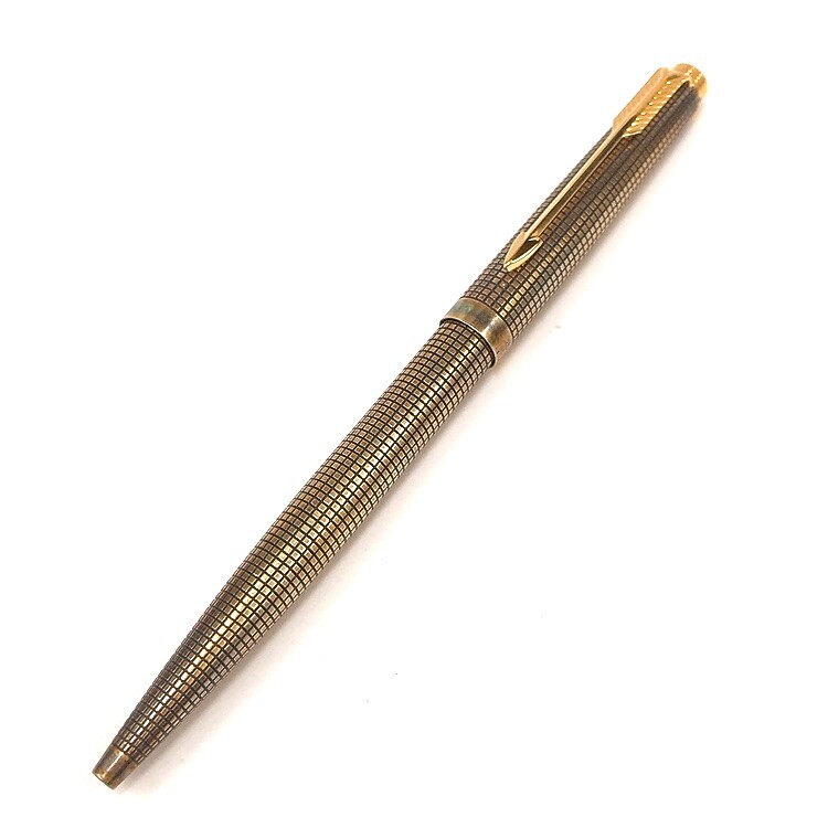 ・4160-1 PARKER パーカー ボールペン STERLING SILVER スターリング シルバー ノック式_画像1