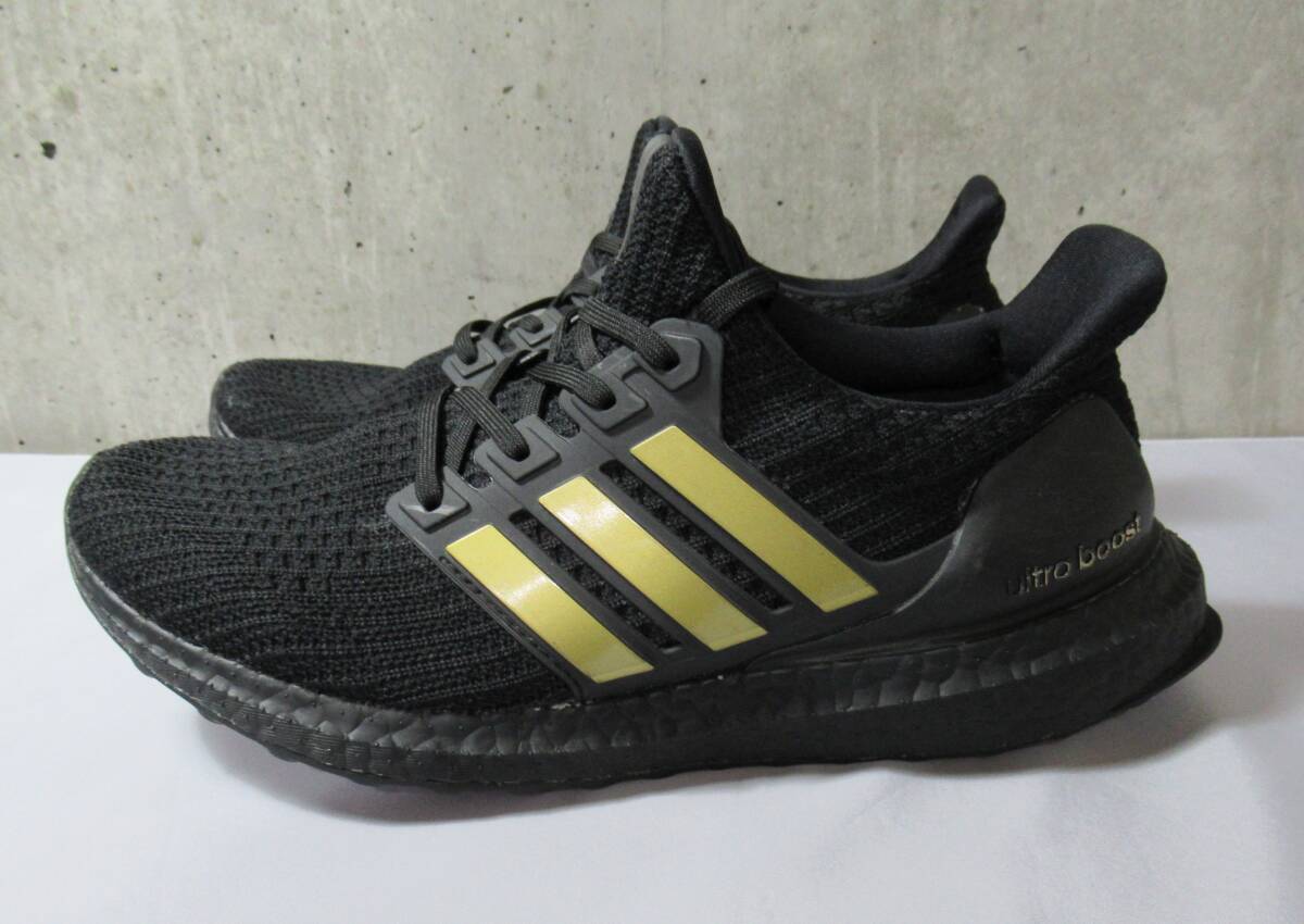 adidas/アディダス◆スニーカー ultra boost 4.0 dna ウルトラブースト FU7437 BLK/GLD/BLK_画像3