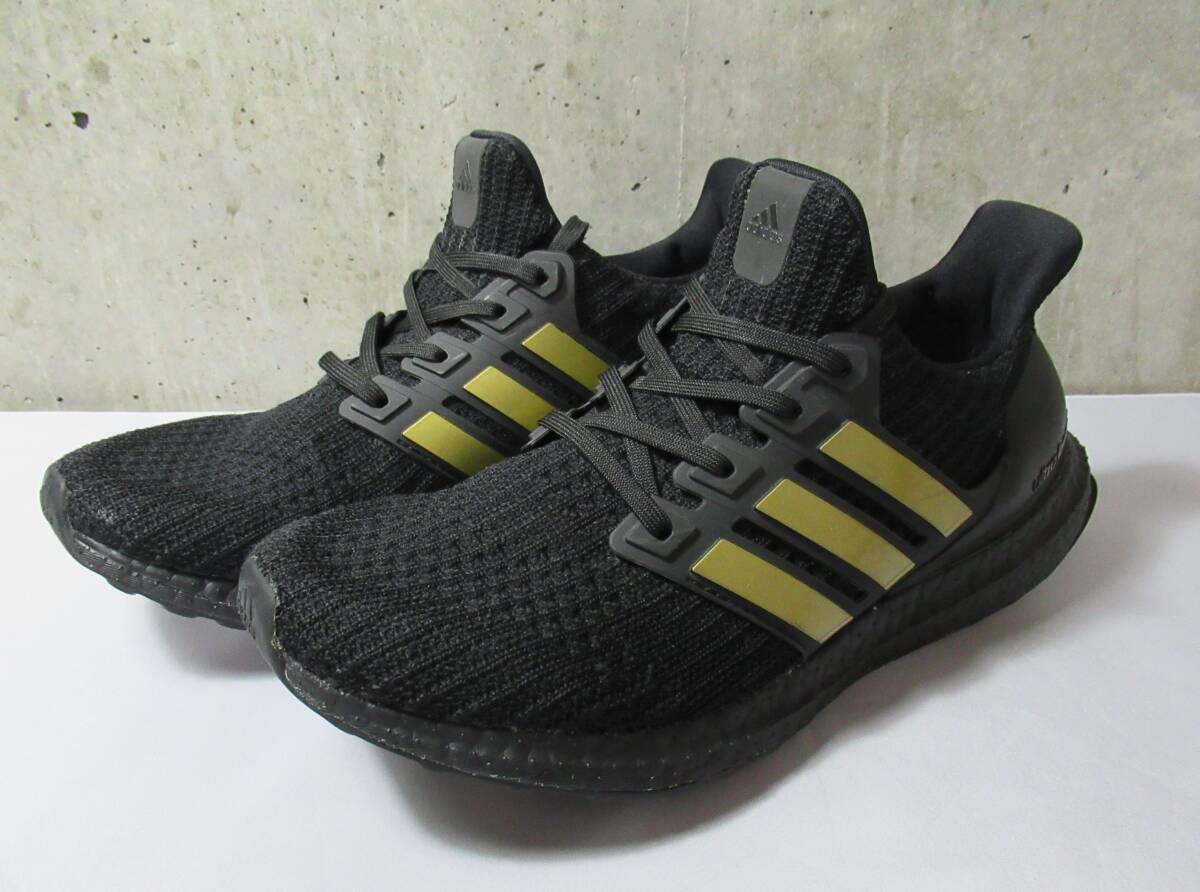 adidas/アディダス◆スニーカー ultra boost 4.0 dna ウルトラブースト FU7437 BLK/GLD/BLK_画像2