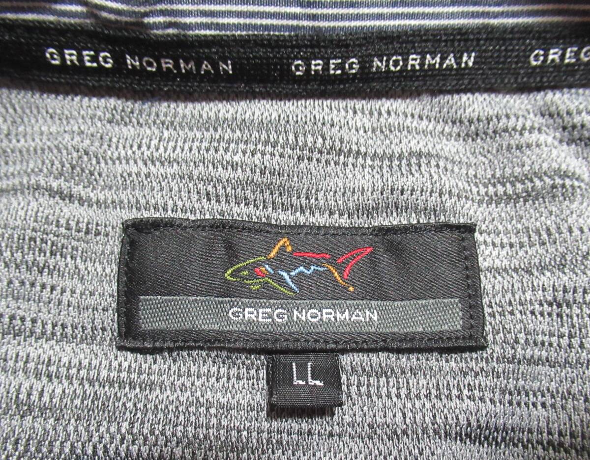 LLサイズ★GREG NORMAN/グレッグ・ノーマン◆ポロシャツ 長袖 ボタンダウン GOLF ゴルフ グレッグノーマン_画像6