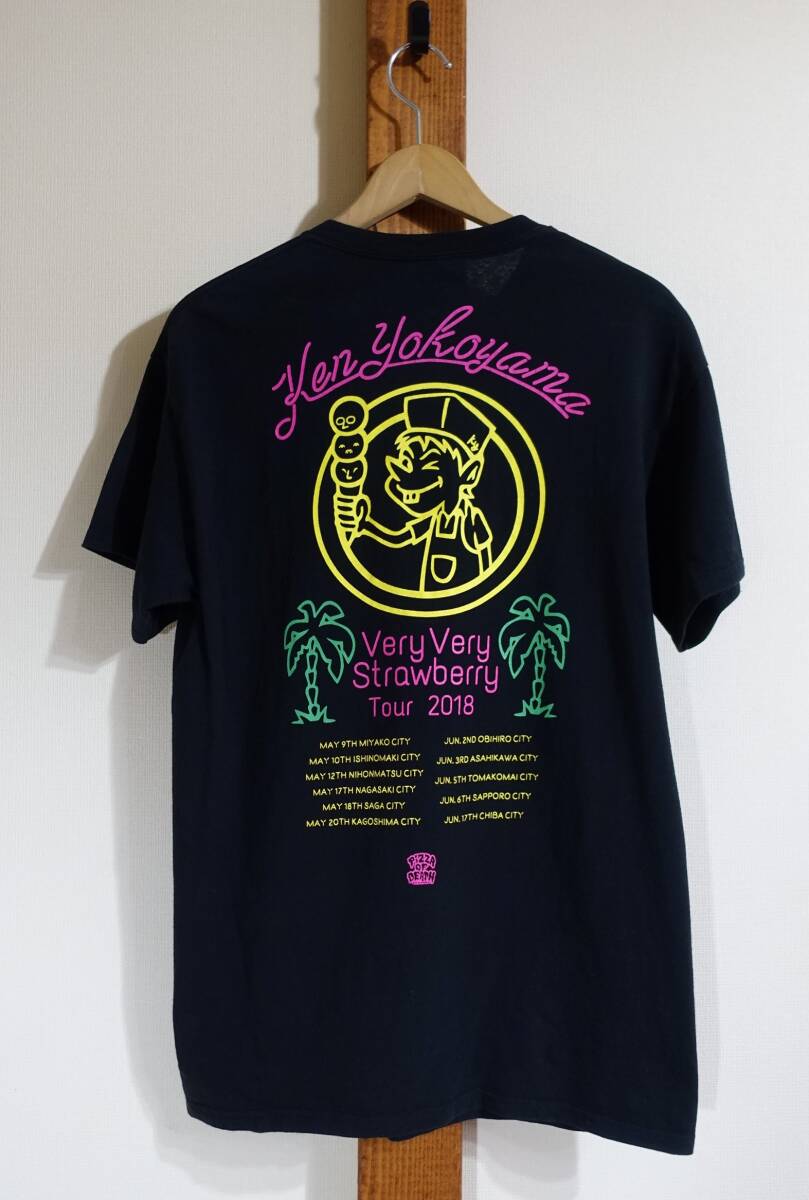 KEN YOKOYAMA/横山健◆Tシャツ Very Very Strawberry Tour 2018 PIZZA OF DEATH RECORDS ピザ・オブ・デス_画像2