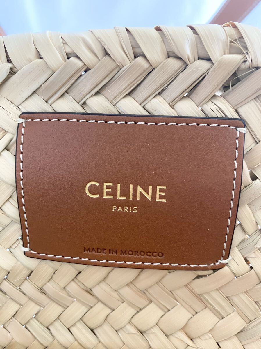 1円【美品】CELINE セリーヌ パニエ かごバッグ トリオンフの画像6