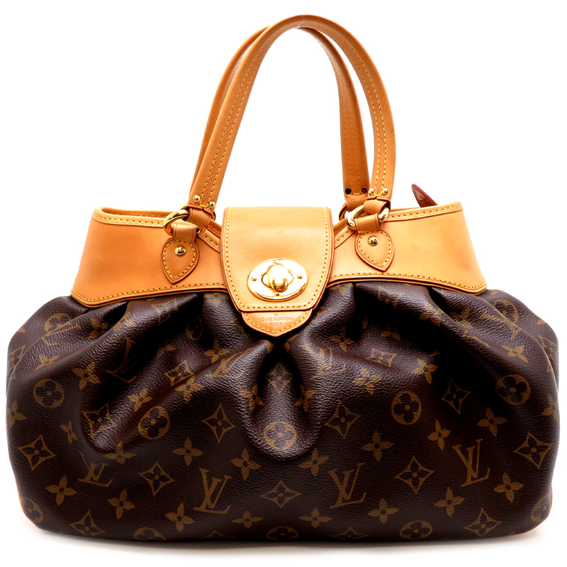 ［飯能本店］LOUIS VUITTON LV ルイ・ヴィトン ボエシ PM ハンドバッグ モノグラム ブラウン M45715(廃番) レディース DH80143