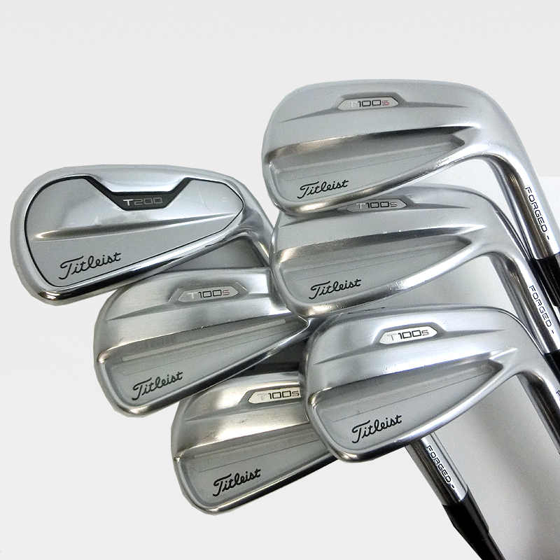 Titleist タイトリスト　T100S　5本(6I-Pw)＋5I(T200)　計6本 アイアンセット　Tour AD AD-105 (X) ツアーAD /GH13385_画像5