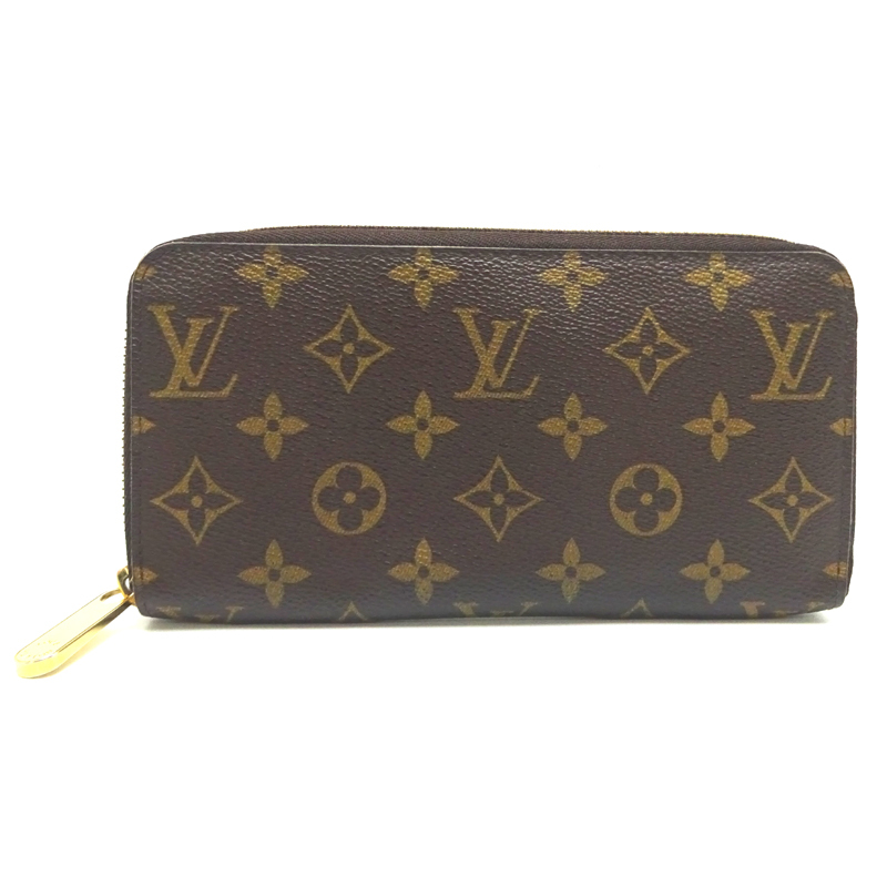 ［飯能本店］LOUIS VUITTON LV ルイ・ヴィトン ジッピーウォレット Ｍ60017（旧型） 長財布 モノグラム ブラウン レディース DH80211_画像1