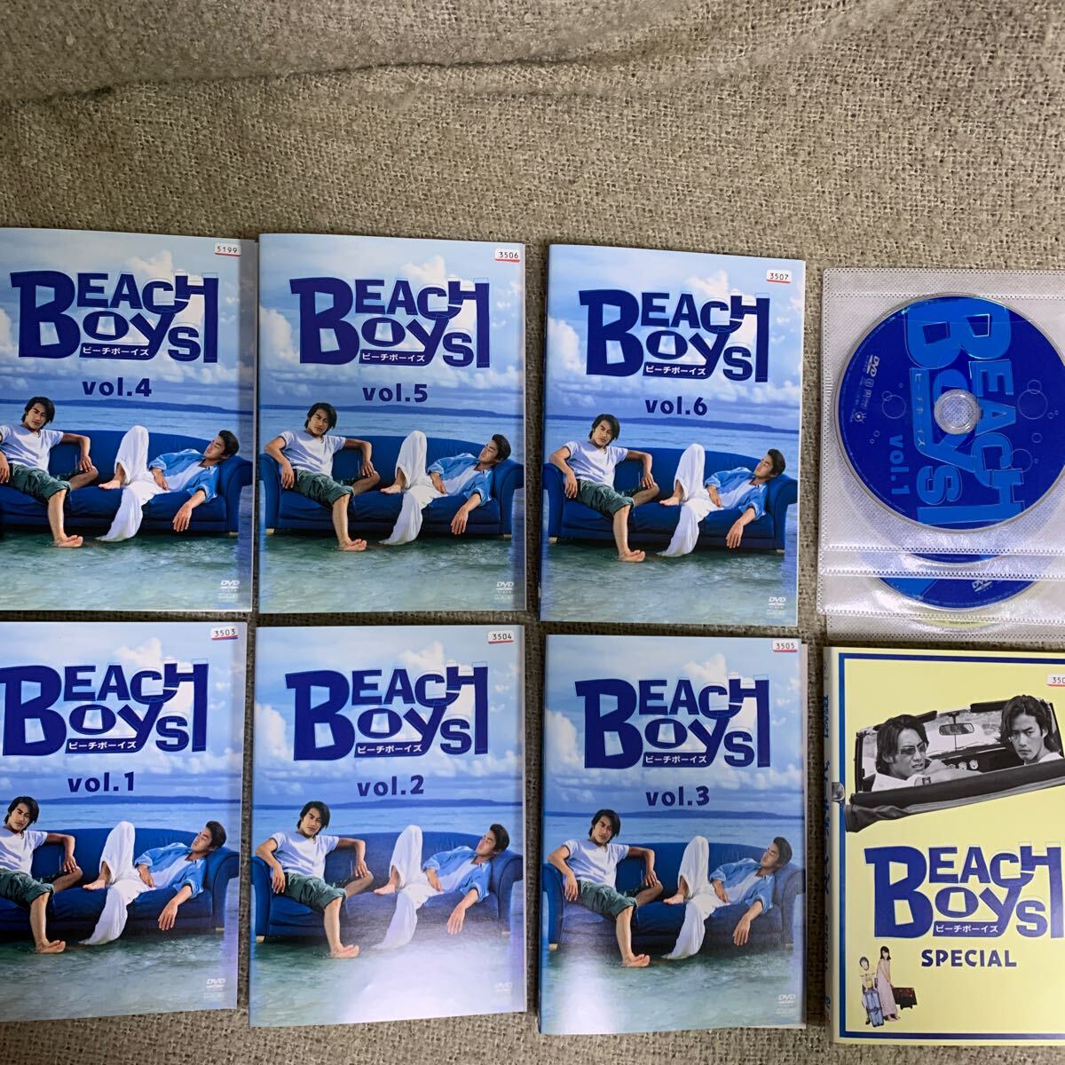 【送料無料】　ビーチボーイズ BEACH BOYS DVD 全巻セット　テレビドラマ　スペシャル 付き　反町隆史 竹野内豊 レンタル落ち　全話　中古_画像1