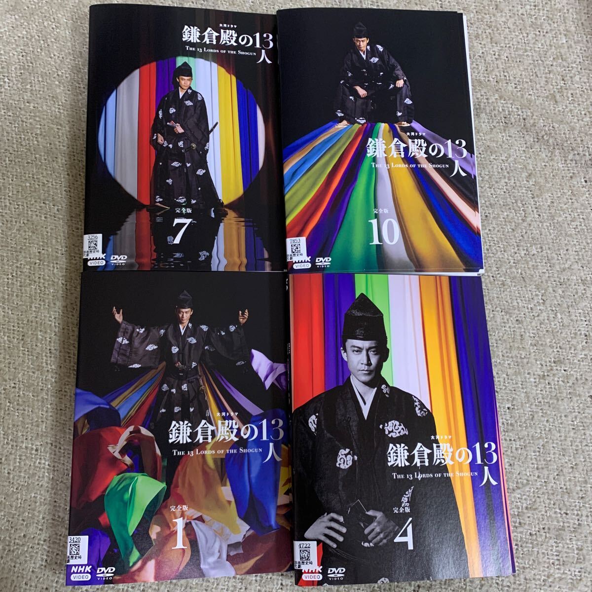 【送料無料】　NHK大河ドラマ 鎌倉殿の13人　DVD 全巻セット　全話　レンタル落ち　全13巻完結　小栗旬