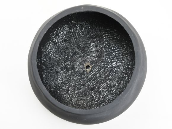 盆栽妙 マルモラージ黒L 7号 受け皿付 盆栽鉢 植木鉢 大型 盆栽 盆栽妙 マルモラージ黒L 7号 受け皿付 盆栽鉢 植木鉢 大型 盆栽