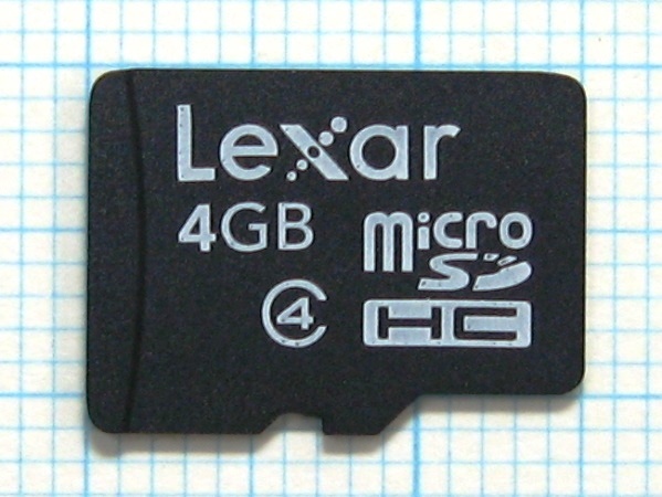 ★Lexar micro SDHC メモリーカード ４GB 中古★送料６３円～_画像1