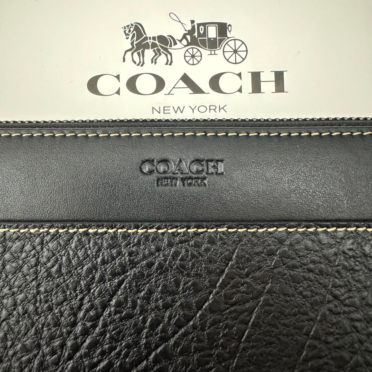 COACH コーチ 長財布　レディースのブラック色新品財布