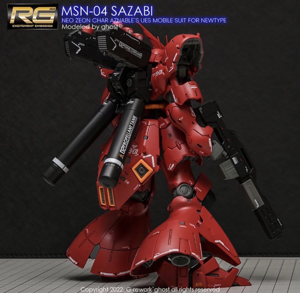 RG 1/144 MSN-04 サザビー専用水転写式デカール_画像6