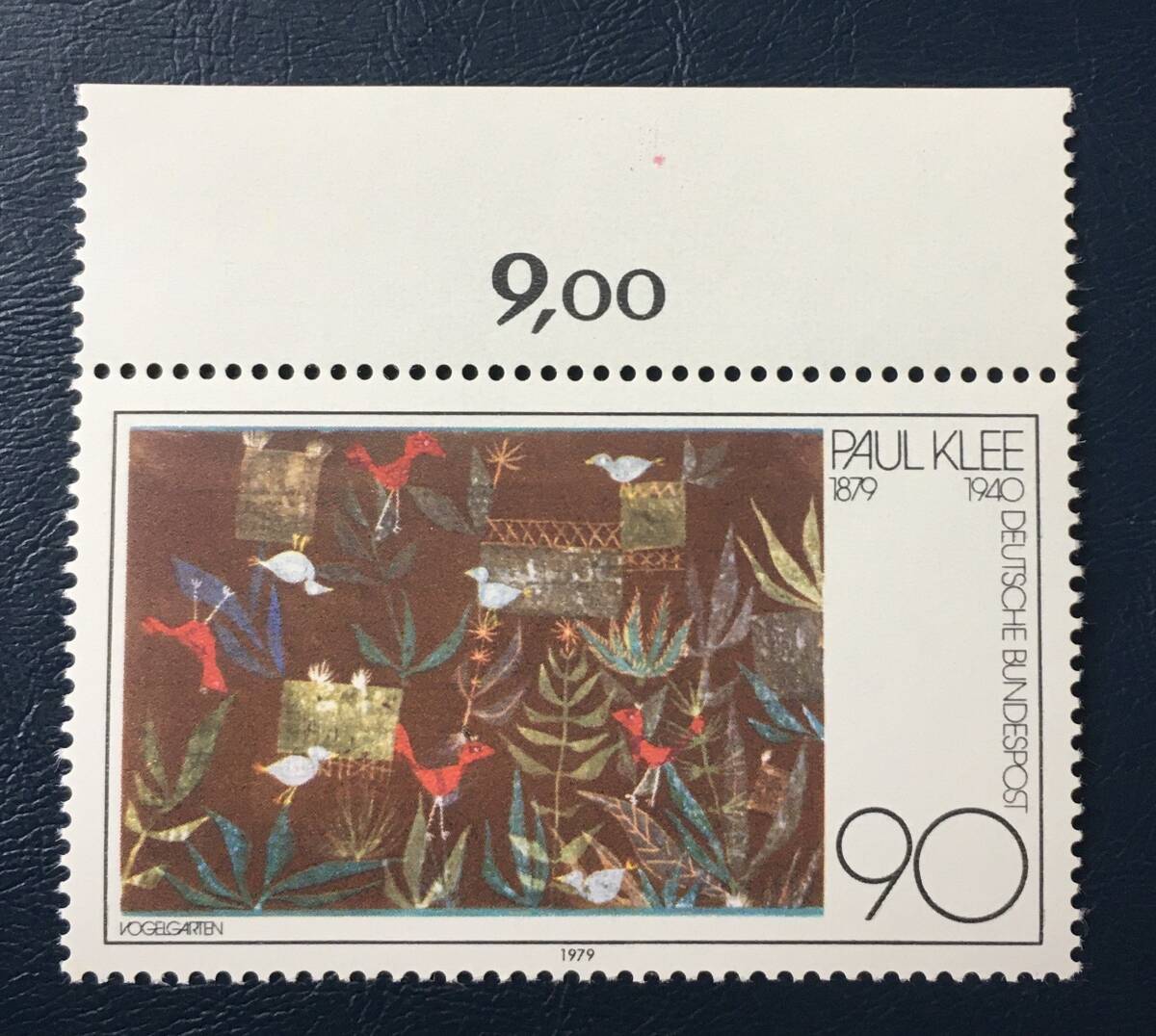 [ picture stamp ] west Germany 1979 year pawl *kre- raw .100 year [ bird garden ]1 kind unused ear attaching 