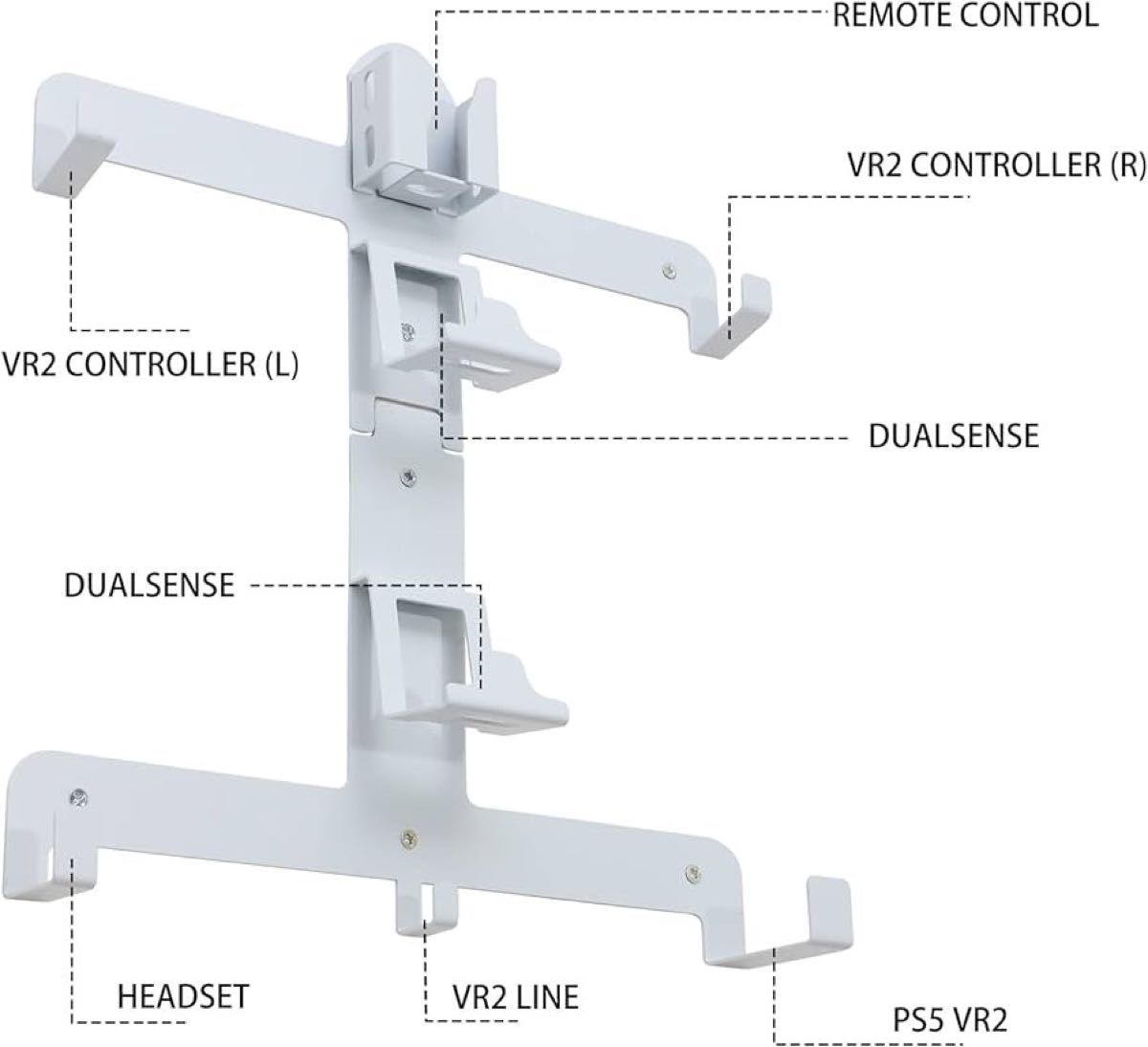 PS VR2 壁取り付けキット オールインワン ソリッドメタル壁取り付けキット