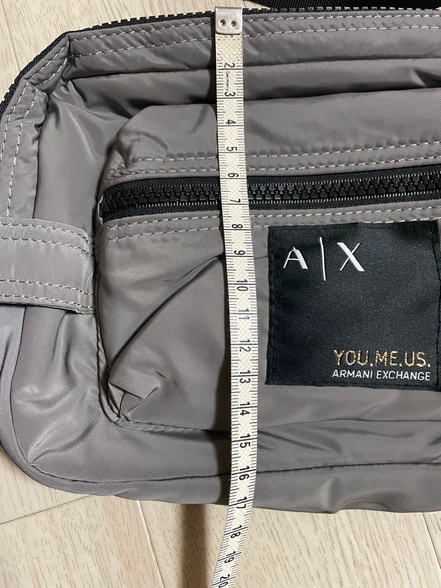 値下げしました！★新品★ARMANI EXCHANGE アルマーニ　エクスチェンジ　メンズボディバッグ 952428 グレー