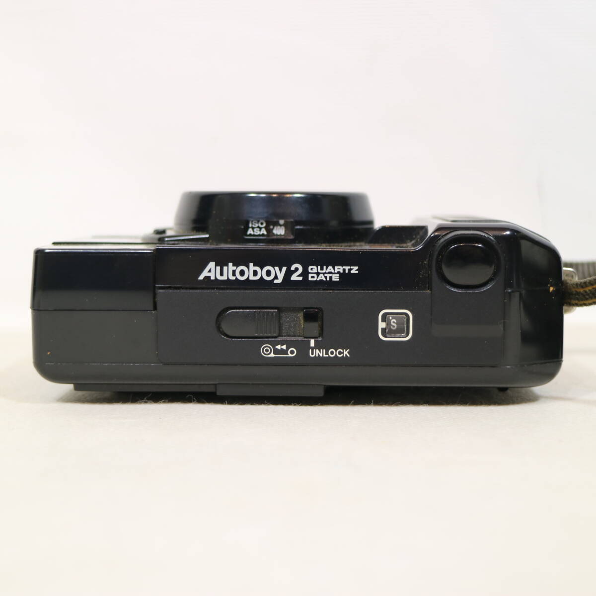 CANON キャノン Autoboy2 QUARTZ DATE オートボーイ クォーツデート 35mmカメラ フィルムカメラ 38mmレンズ ケース付 1759095 現状品の画像6