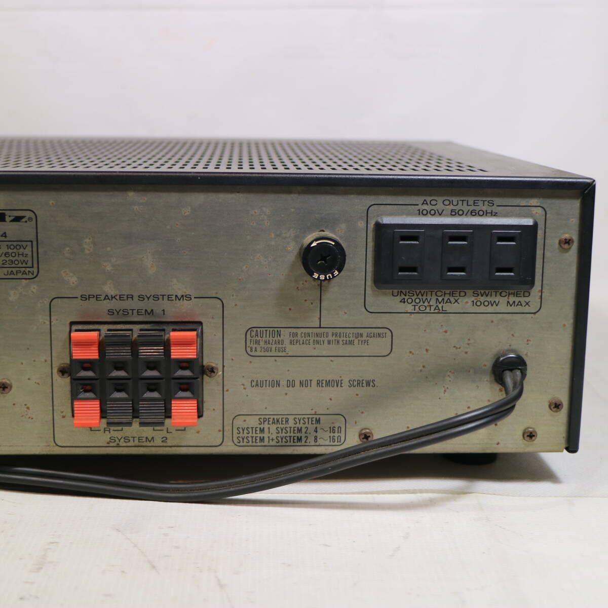 通電確認済み marantz マランツ プリメインアンプ PM-64 ブラック オーディオ AV機器 CD カセット 中古の画像10