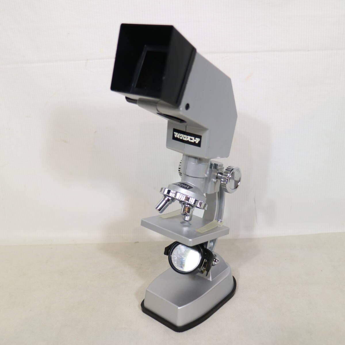 当時もの 三菱鉛筆株式会社 マイクロスコープ 高照度4方式 顕微鏡 NV-300SN 科学 実験グッズ 光学機器 自由研究 昭和 レトロ 中古の画像3
