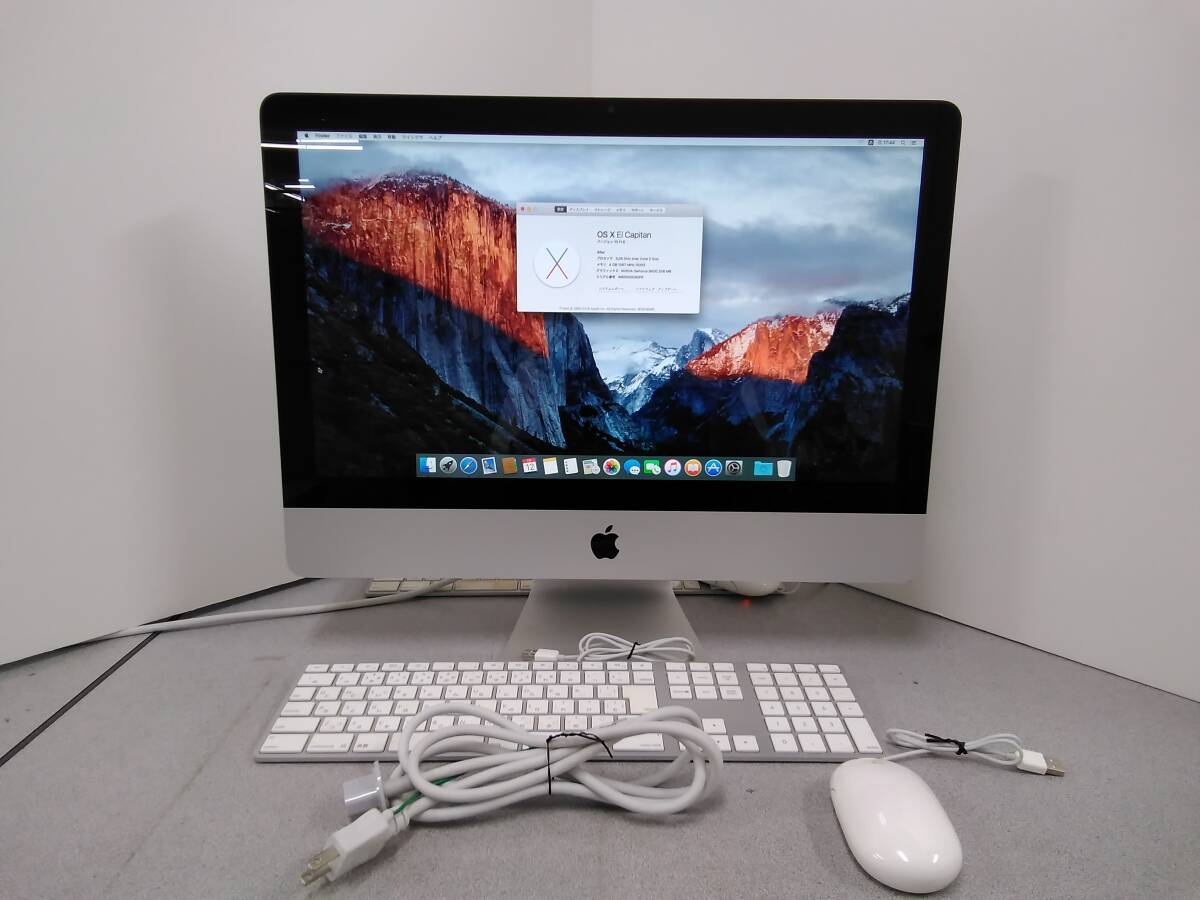 Apple iMac A1311 21.5インチ Core2Duo3.06GHz メモリ4GB HDD500GB MacOSX El Capitanの画像1
