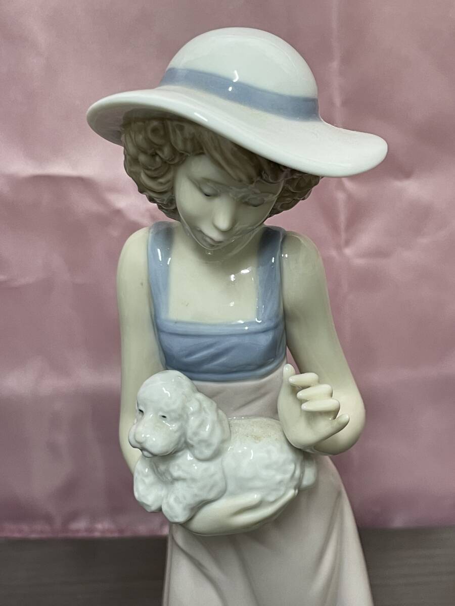 LLADRO/リヤドロ NAO 子犬 西洋陶磁 陶器人形 置物 高さ27㎝_画像5