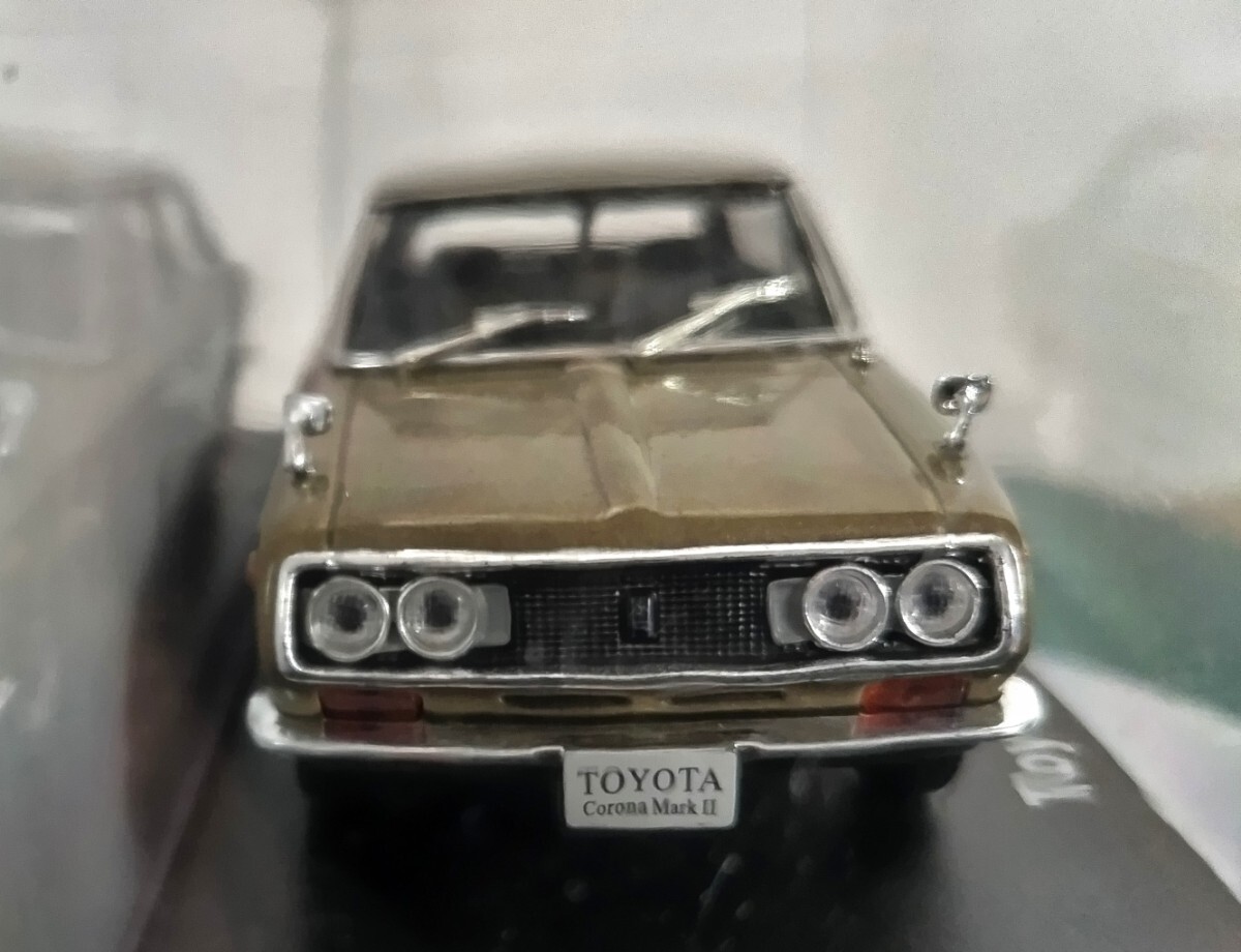 新品 未開封 トヨタ トヨペット コロナ マークⅡ 1968年 アシェット 国産名車コレクション 1/43 ノレブ/イクソ 旧車 ミニカー B5_画像3