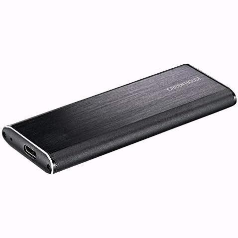 新品 NVMe M.2 SSD専用外付けドライブケース アルミ製 ブラック GH-M2NVU3A-BK_画像1