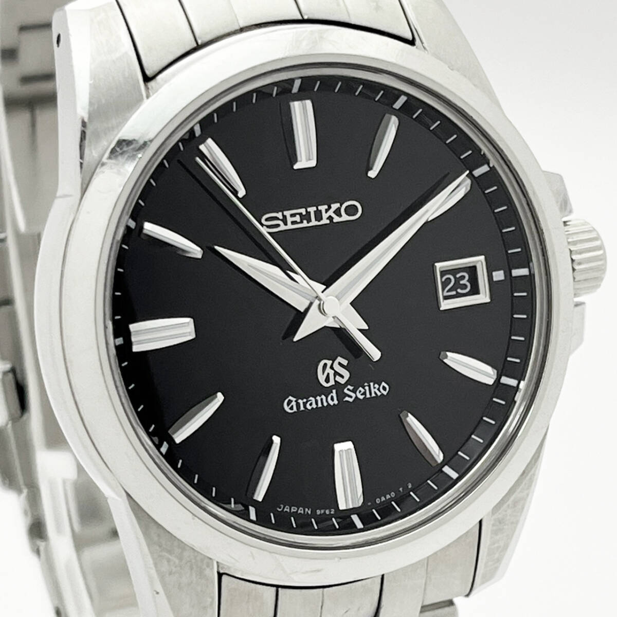 美品 稼働品 Grand Seiko グランドセイコー SBGX049 9Fクォーツ 9F62-0AA0 ブラック文字盤 37mm QZ メンズ ヘリテージ 正規品_画像3