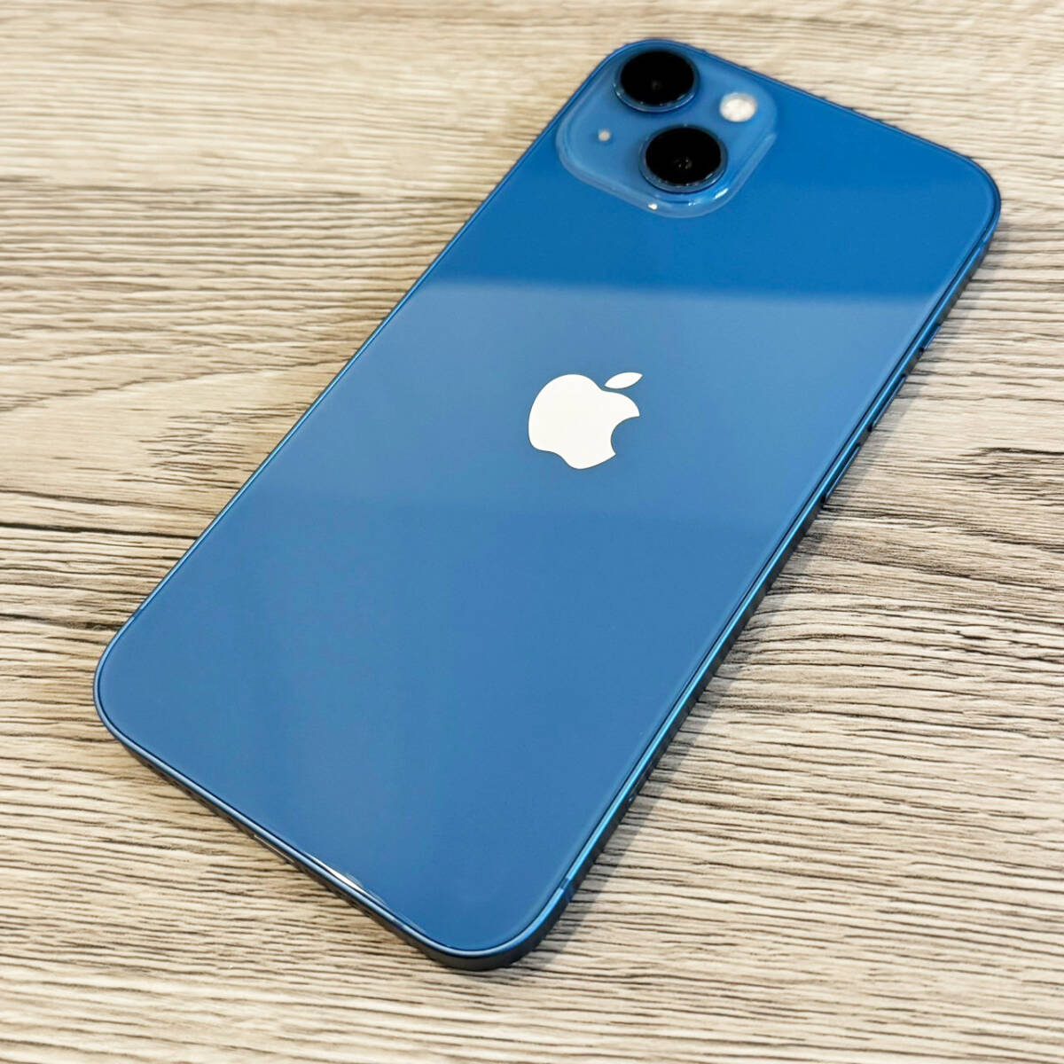 1 иен старт превосходный товар самый большая вместимость 84% Apple iPhone13 Blue 128GB MLNG3J/A A2631 SIM свободный Apple iPhone iPhone зарядка кабель 