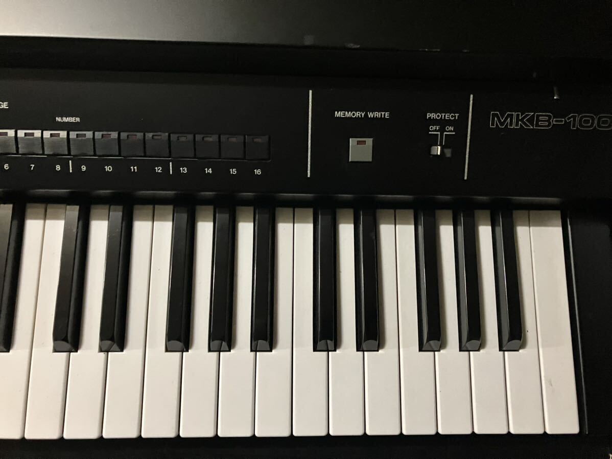 Roland/ローランド キーボード 《MKB-1000》木製鍵盤 MIDIマスターキーボード 通電確認済_画像5