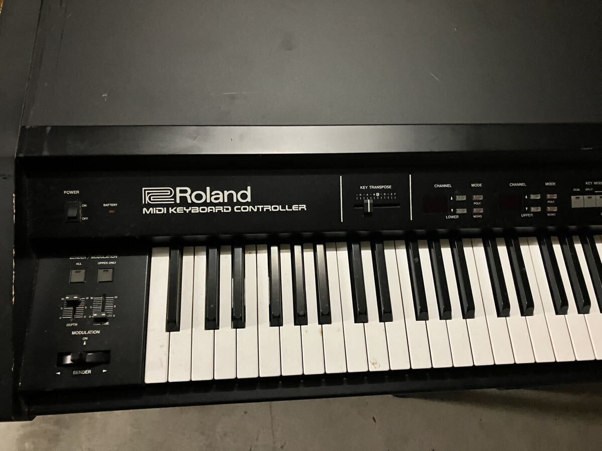 Roland/ローランド キーボード 《MKB-1000》木製鍵盤 MIDIマスターキーボード 通電確認済_画像2